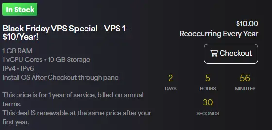 dartnode - 黑色星期五＄10/年付无限流量便宜VPS，特价年付以及月付便宜服务器！-建站百科