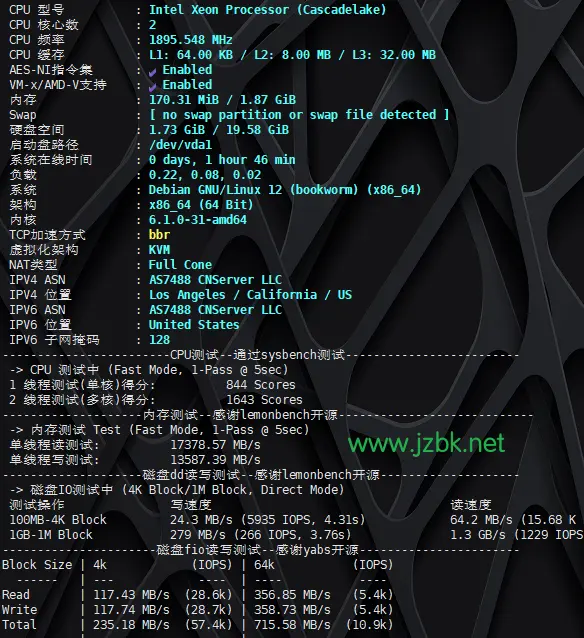 Dedione：洛杉矶cn2gia 三网vip线路详细测试数据！-建站百科